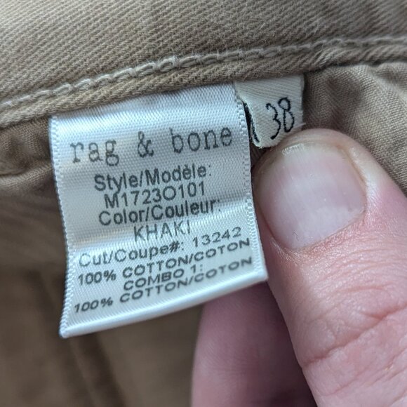 RAG & BONE - Beige cotton pants - Sz 38 - Picture 8 of 9